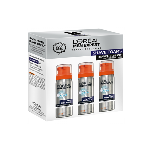 L'Oreal Me Anti - Irritation Skin Caring Shv Foams Senstv Skin Man