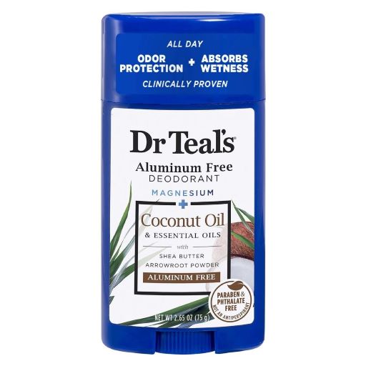 Dr.Teal's Coconut Oil & Essential Deodorant Stick 75G