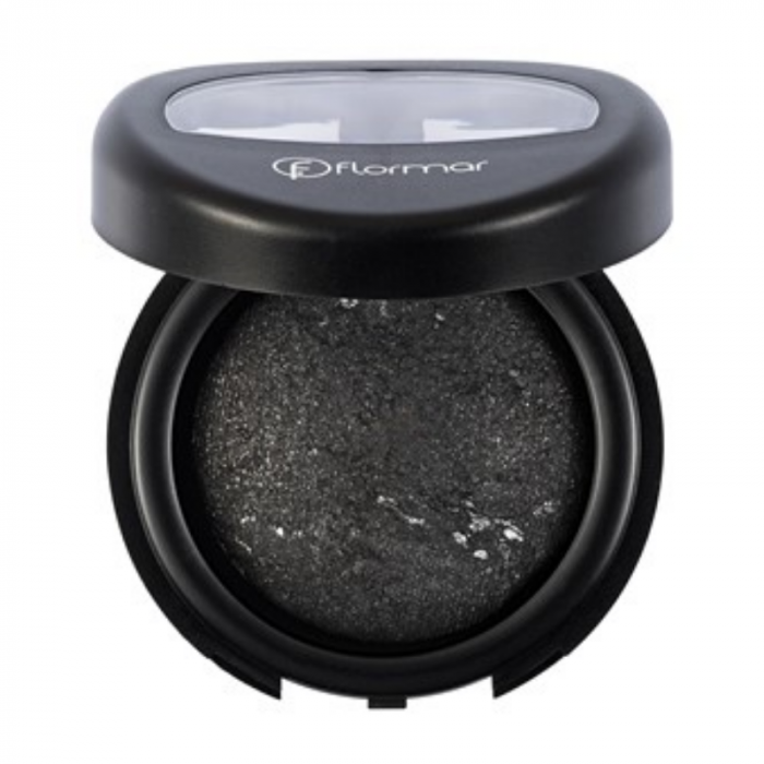 Flormar Diamonds Terracotta Eye Shadow - D02 Black Glitters