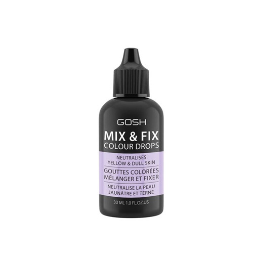 Gosh Mix & Fix Colour Drops Lightens Foundation and concealer - 003 Purple