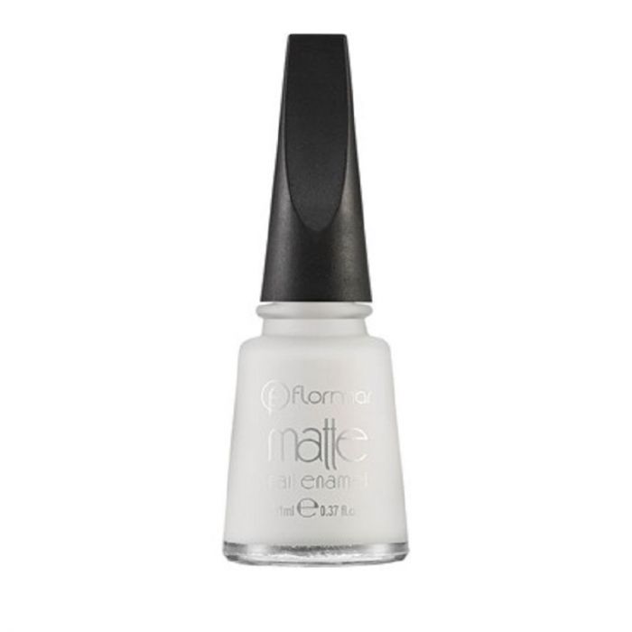 Flormar Matte Nail Enamel - M01 White Board