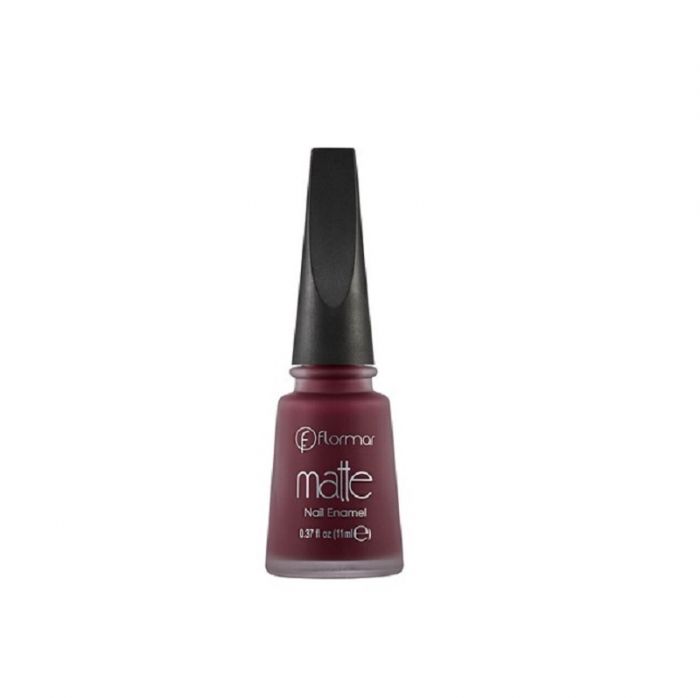 Flormar Matte Nail Enamel - 23 Burgundy In Matte