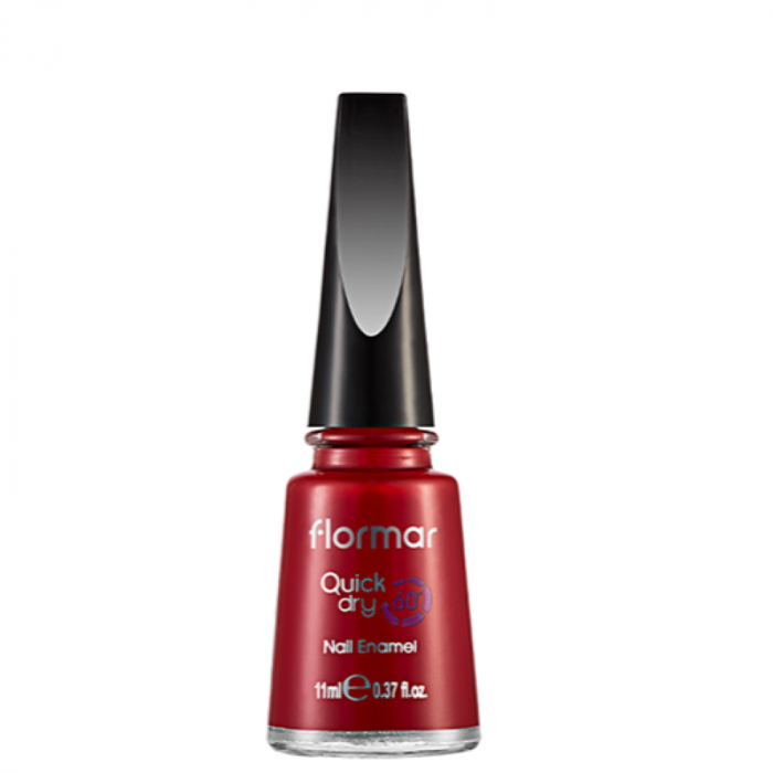 Flormar Quik Dry Nail Enamel - JL04 Red Flag
