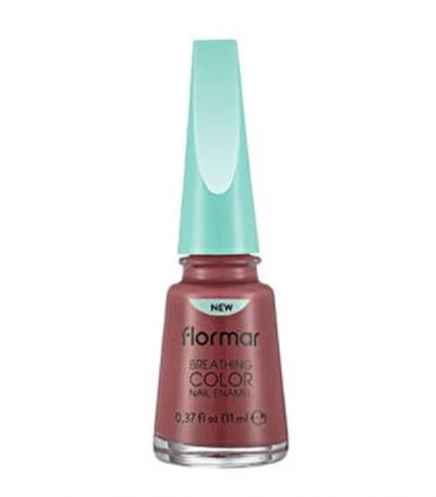 Flormar Breathing Color Nail Enamel - 010 Peach N Crem