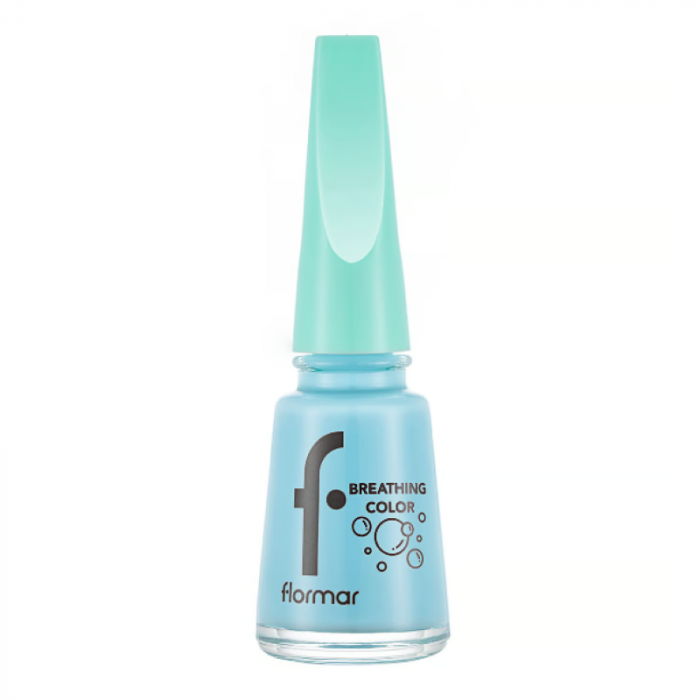 Flormar Breathing Color Nail Enamel - 014 Pretty Blue