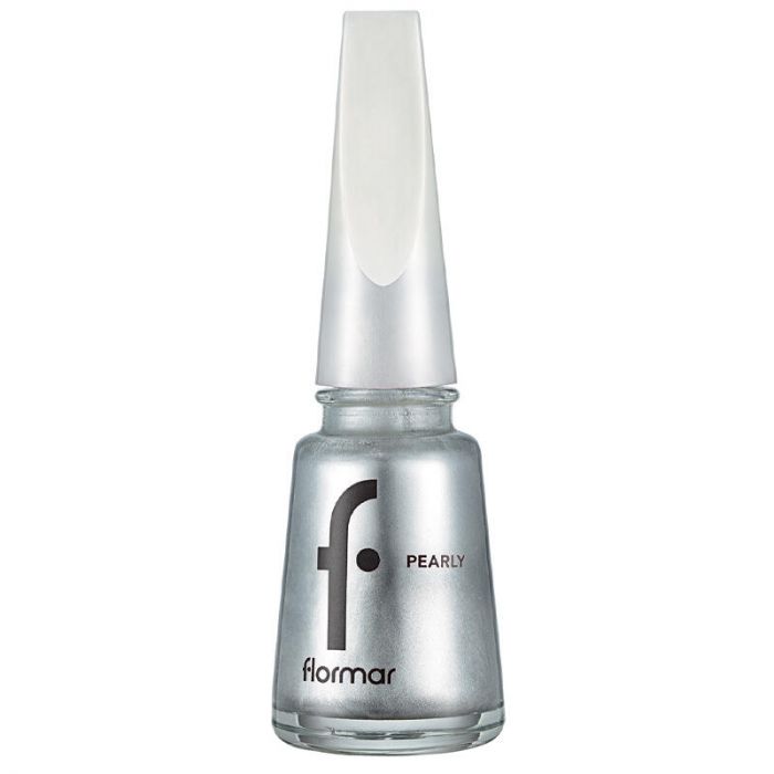 Flormar Pearly Nail Enamel - 390 Stylish Silver