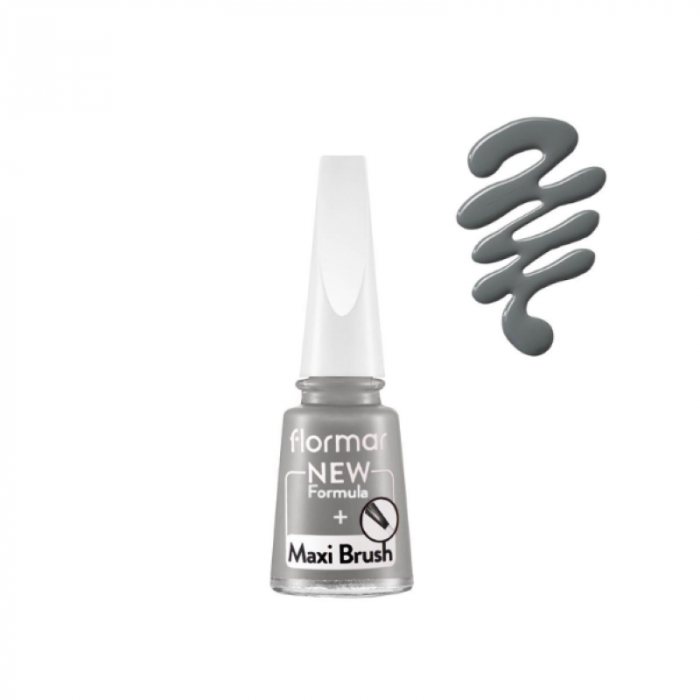 Flormar Nail Enamel - 417 Steel Gray