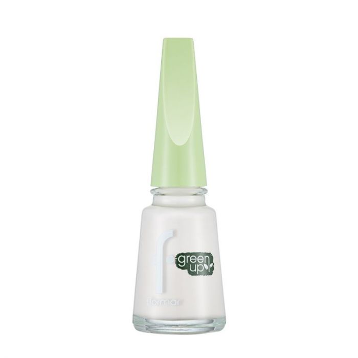 Flormar Green Up Nail Enamel - 002 White Hydrangea