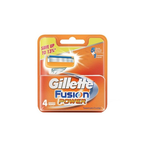 Gillette Fusion Power Cartridges 4Pcs