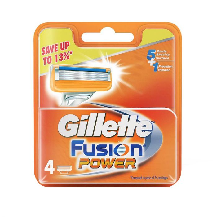 Gillette Fusion Power Cartridges 4Pcs