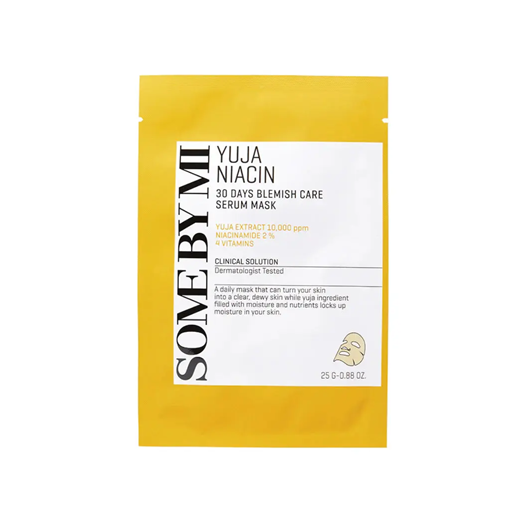 Some By Mi Yuja Niacin Blemish Serum Mask 25g