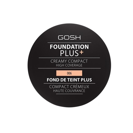 Gosh Foundation Plus+ Creamy Compact - Honey 006 9g 