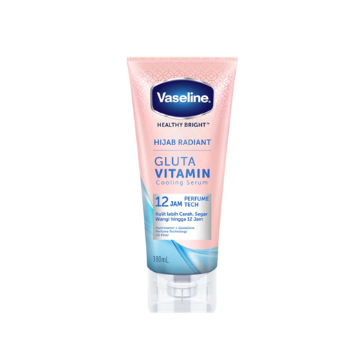 Vaseline Healthy Bright Hijab Radiant Gluta Vitamin Cooling Serum 180ml 