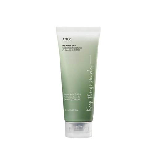 Anua Heartleaf Succinic Moisture Cleansing Foam 150ml 