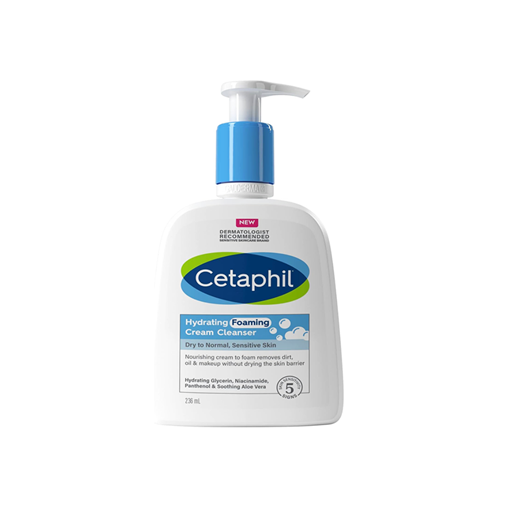 Cetaphil Hydrating Foaming Cream Cleanser 236ml