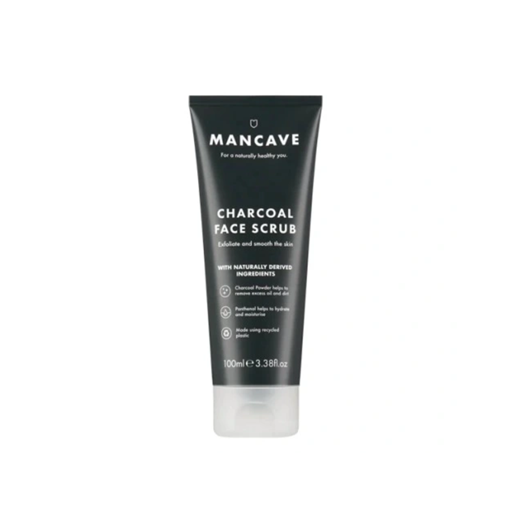 Man Cave Charcoal Face Scrub 100ml