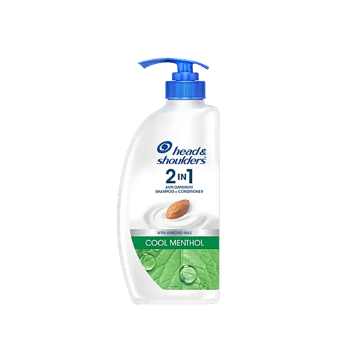 Head & Shoulders Cool Menthol 2 in 1 Anti-Dandruff Shampoo & Conditioner 650ml