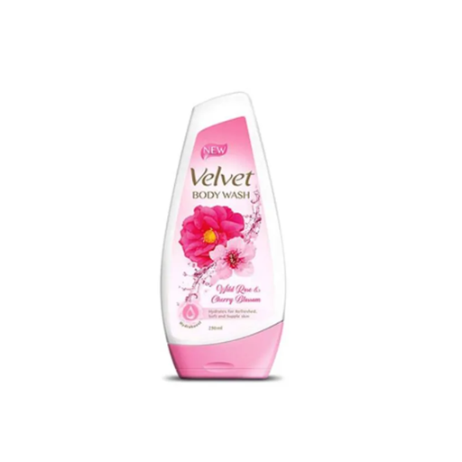 Velvet Wild Rose & Cherry Blossom Body Wash 250ml