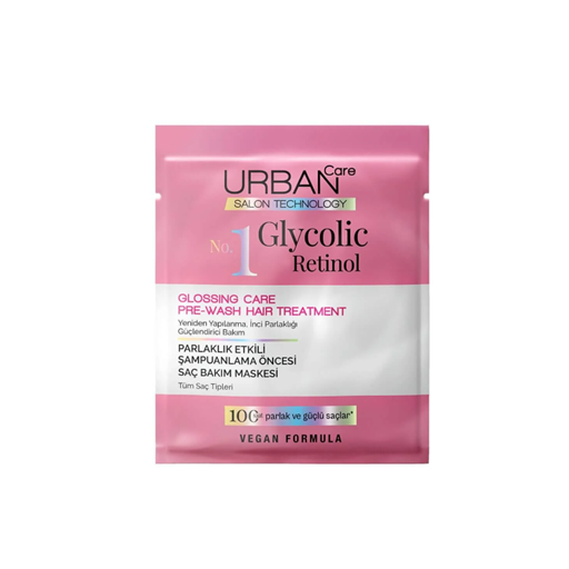 Urban Care  Glycolic & Retinol Glossing Pre-Hair Mask 50ml