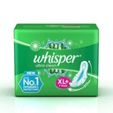 Whisper Ultra Hygiene + Comfort Sanitary Pads XL+ 7 Pads